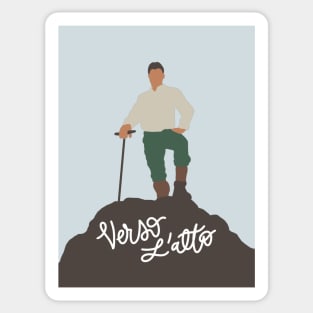 Pier Giorgio Frassati (blank background) Sticker